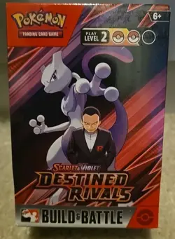 Pokemon Cards - S&V: Destined Rivals Build & Battle BOX (4 Packs, 40-Card Deck+) - Image 1
