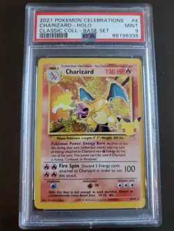 2021 Pokemon Celebrations Charizard PSA 9 Ultra Premium Collection - Image 1