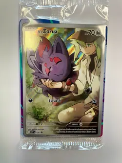 N’s Zorua SVP 189- Pokemon TCG Journey Together Sealed Black Star Promo - Image 1
