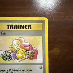 "Mr. Fuji" - TRAINER CARD Pokemon TCG Fossil Set (58/62) - Uncommon LP - Image 3