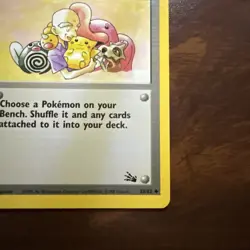 "Mr. Fuji" - TRAINER CARD Pokemon TCG Fossil Set (58/62) - Uncommon LP - Image 4