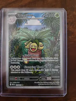 2025 POKEMON MEGA EVOLUTION MEG EN #135/132 EXEGGUTOR ILLUSTRATION RARE - Image 1