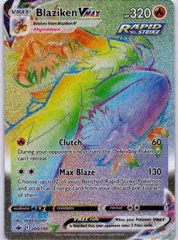 Blaziken VMAX (Secret) Secret Rare SWSH06: Chilling Reign 200/198 Pokemon TCG - Image 1