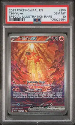 2023 POKEMON PAL EN-PALDEA EVOLVED SPECIAL ILLUSTRATION RARE CHI-YU EX PSA 10 - Image 1