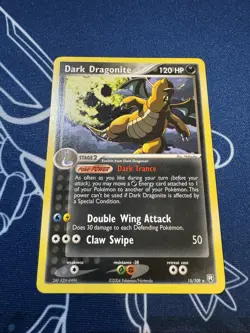 Pokemon Dark Dragonite 15/109 Non-Holo Rare EX Team Rocket Returns Card NM - Image 1