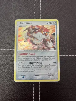Pokemon TCG - Heatran - 30/146 - Legends Awakened - HP Holo Rare (2008) - Image 1