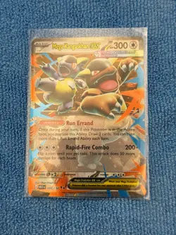 English Pokemon Mega Kangaskhan ex 104/132 Mega Evolution Holo Double Rare - Image 1