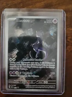 Pokemon TCG Mewtwo SVP 052 Promo Scarlet & Violet Black Star Promo NM Card - Image 1