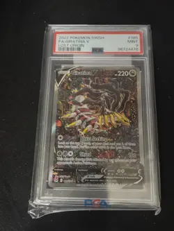 Pokemon Giratina V Lost Origin Full Alt Art #186 PSA 9 Mint 186/196 - Image 1