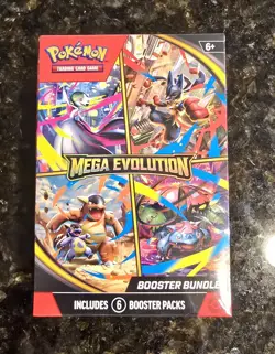 Pokemon MEGA EVOLUTION Booster Bundle Pokemon New Factory Sealed - Image 2