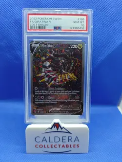 Pokemon TCG Giratina V Alt Art Lost Origin SWSH 186/196 PSA 10 Gem Mint English - Image 1