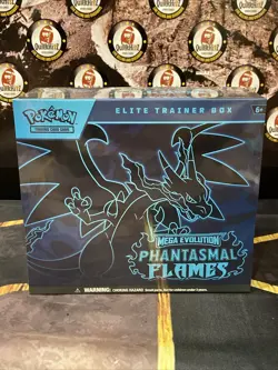 Pokemon Mega Evolution Phantasmal FLAMES ETB Elite Trainer Box - Image 1