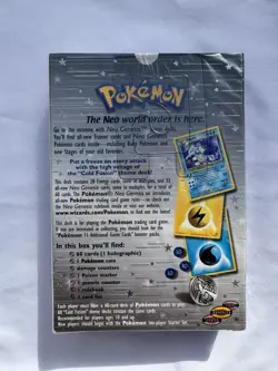 Pokemon Card Neo Genesis Set Cold Fusion Theme Deck WOTC 2000 Factory Sealed - Image 2