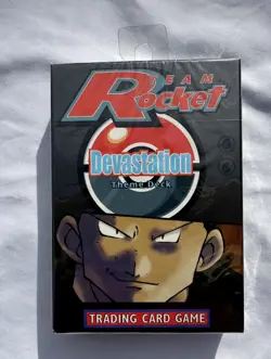 Team Rocket DEVASTATION Theme Deck - Pokemon TCG 2000 - Factory Sealed - Image 1