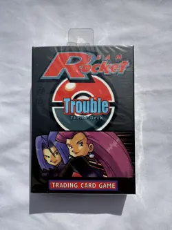 Team Rocket Trouble Theme Deck - Pokemon TCG 2000 - Factory Sealed - Image 1