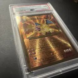Pokemon 2021 Celebrations Ultra Premium Collection Gold Metal Charizard #4 PSA 9 - Image 3
