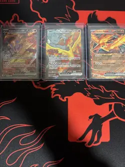 Pokemon TCG Team Rocket's Moltres ex Destined Rivals Stamped UPC Promo Set - Image 1