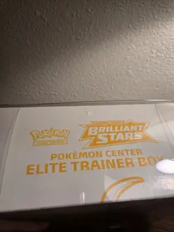 Pokemon Brilliant Stars Pokemon Center ETB Elite Trainer Box W/ Protective Case - Image 2