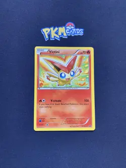 Pokemon TCG Victini Noble Victories 15/101 Regular Rare LP. - Image 1