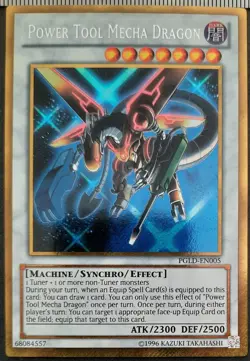 Power Tool Mecha Dragon - PGLD-EN005 - Carte Yu-Gi-Oh Anglaise - Image 2