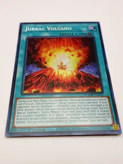 Jurrac Volcano BLMM-EN019 Yugioh Battles of Legend Monster Mayhem NM - Image 4