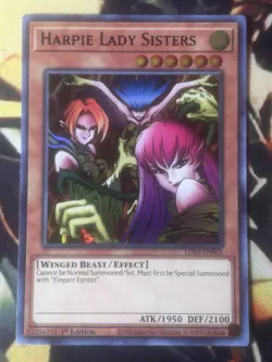 Yugioh: Harpie Lady Sisters- LDS2-EN065 - Ultra Rare (Blue) - 1st Edition - LP - Image 1