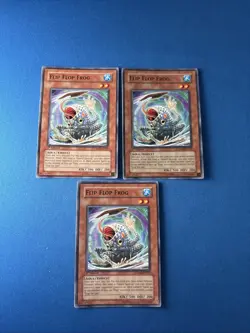 3x Lightly Played Flip Flop Frog - CRMS-EN029 - Common - 1st Edition - YuGiOh - Image 1