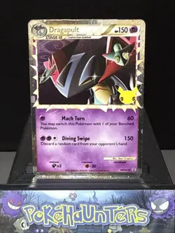 Pokemon Card Dragapult SWSH132 STANDARD Holo Black Star Promo Celebrations LP - Image 1