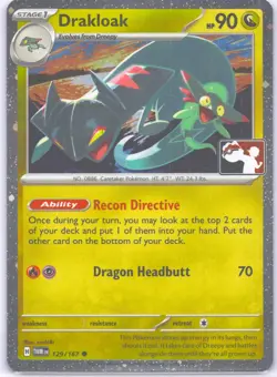 Drakloak Common Prize Pack Series Cards 129/167 NM - Image 1