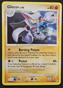 Gliscor 5/146 D&P Legends Awakened Holo Rare Pokemon Trading Card Game 2008 LP - Image 1