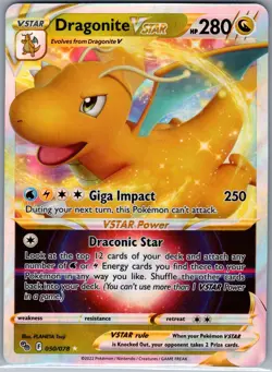 Dragonite VSTAR 050/078 Pokemon GO - Pokemon Card - NM - Image 1