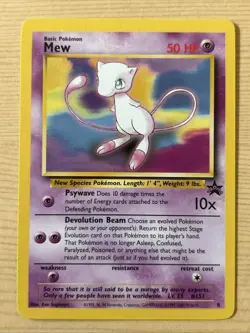 Original Pokemon Cards Mew 8 Black Star Promo x4 WOTC 1999/2000 TCG - Image 2
