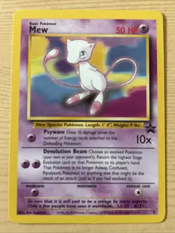 Original Pokemon Cards Mew 8 Black Star Promo x4 WOTC 1999/2000 TCG - Image 4
