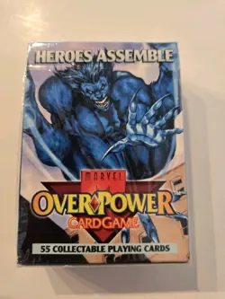 Marvel Overpower Heroes Assemble Starter Deck 55 cards New Sealed - Image 1
