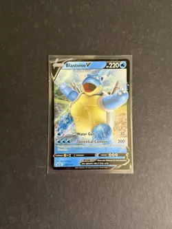Blastoise V SWSH101 Holo Ultra Rare Promo Pokemon Card SWSH BSP PTCG NM - Image 1