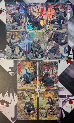 Lot of 10 MR Super Rare Holo foil Card Naruto Kayou CCG TCG Card Game - Image 1