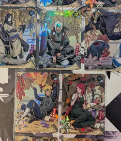 Lot of 10 MR Super Rare Holo foil Card Naruto Kayou CCG TCG Card Game - Image 4