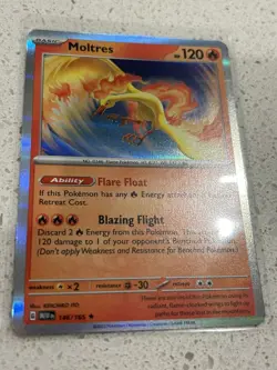 Moltres - 146/165 - Holo Rare - ENG Pokemon 151 MEW EN - Nm - Pokemon Card - Image 1