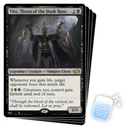 VITO, THORN OF THE DUSK ROSE X4 Jumpstart 2022 Magic MTG MINT CARD - Image 1
