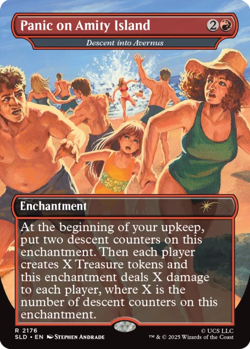 Mtg Magic Card Secret Lair Jaws Terror Amity Non-FOIL English Sealed Presale - Image 3
