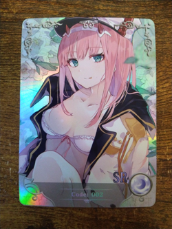 Beautiful Waifu Card - Zero Two - Darling in the Franxx Goddess Story Foil - Image 1