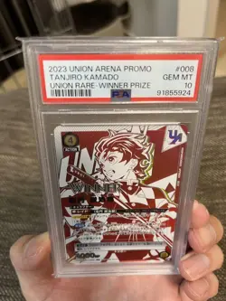 Demon Slayer Trading Card Union Arena Promo Kamado Tanjiro PSA10 Gem Mint - Image 3