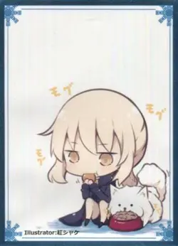 Fate Grand Order FGO Saber Alter doujin Card Sleeve Protector - Image 1