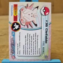 Clefable #36 Topps Series 1 Blue Back Card Non Holo - Image 2