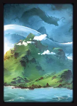 Legion 50 MTG Standard Card Sleeves Deck Protector - Velinov Island - Image 1
