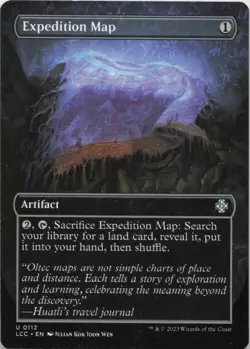 Expedition Map (Borderless) U Commander: The Lost Caverns of Ixalan 112 - LP MTG - Image 1