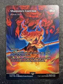 Shantotto's Coercion (Diabolic Intent) - UB: Final Fantasy (MTG) - Image 1