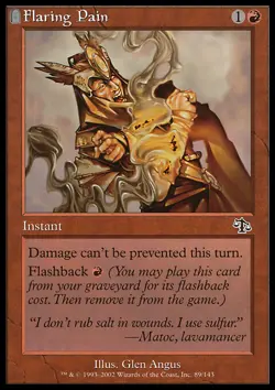 MTG FLARING PAIN EXC - DOLORE ACCECANTE - JUD - MAGIC - Image 1