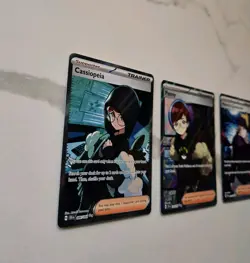 Pokemon TCG Cassiopeia 086 & Penny Full Art 239 & Morty's Conviction 201 Lot - Image 2