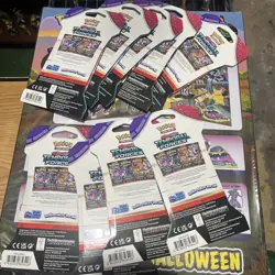 Pokemon TCG Scarlet and Violet Temporal Forces nine Sleeved Booster Packs - Image 3